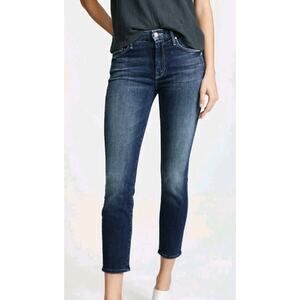 Mother Denim The Looker Crop in On The Edge Size 25 Midrise (G